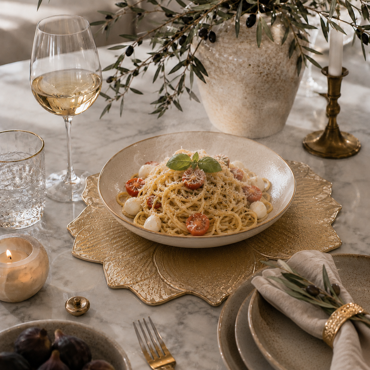 Lotus-Shaped Non-Slip Placemat