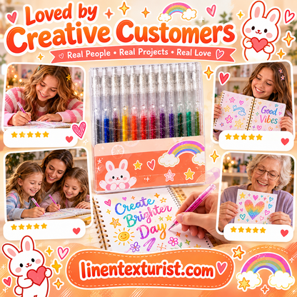 🎁🎄PERFECT GIFT❤️✨The Ultimate Glitter Gel Pen for Endless Creativity🎁