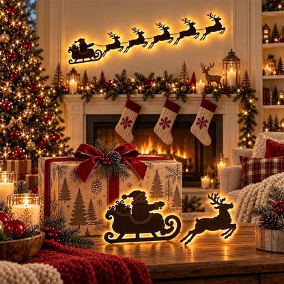 ✨Christmas Early Sales🎅Christmas Glow Wall Silhouette Lights