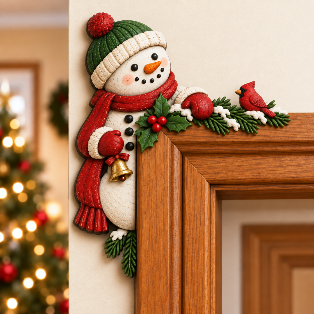 🎅✨Christmas Peekaboo Door Frame Corner Decor