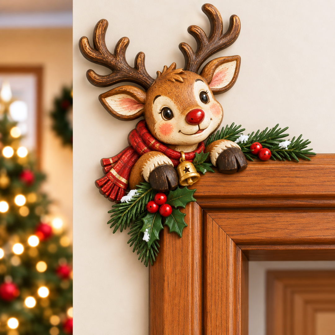 🎅✨Christmas Peekaboo Door Frame Corner Decor