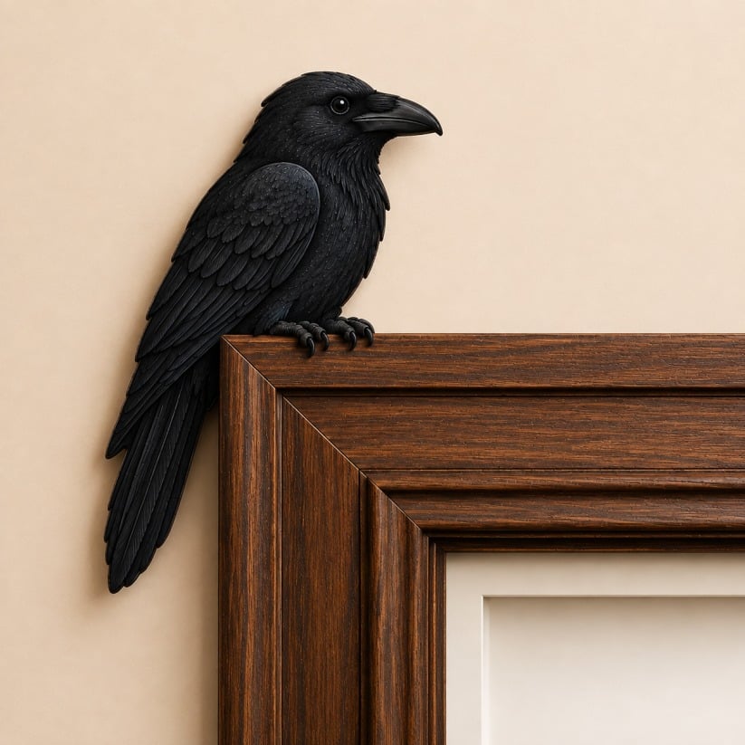 🔥Last Day: 50% OFF – 🐦✨Wooden Chickadee Door Topper