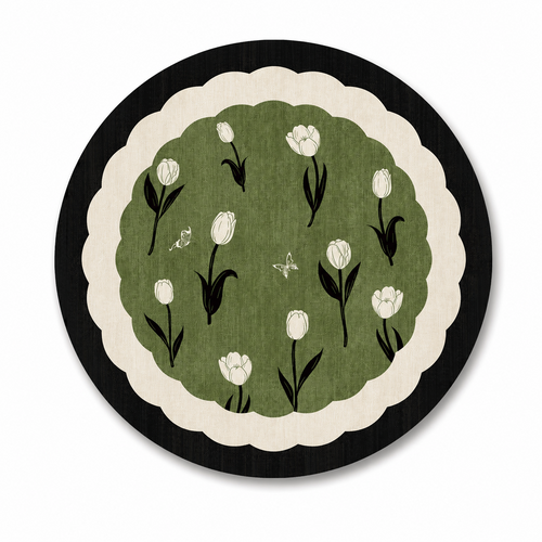 Round Diatom Mud Heat-Insulating Coaster