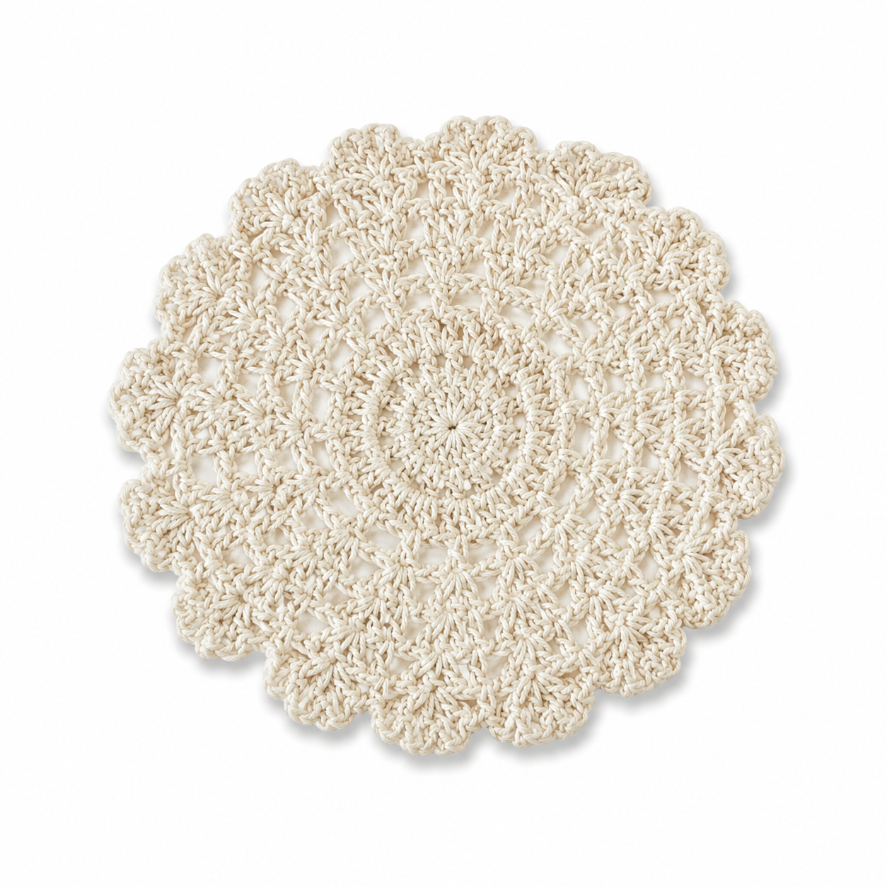 Handmade Crochet Lace Coaster