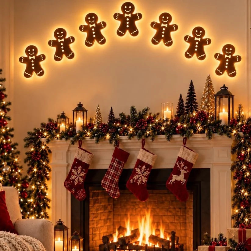 ✨Christmas Early Sales🎅Christmas Glow Wall Silhouette Lights
