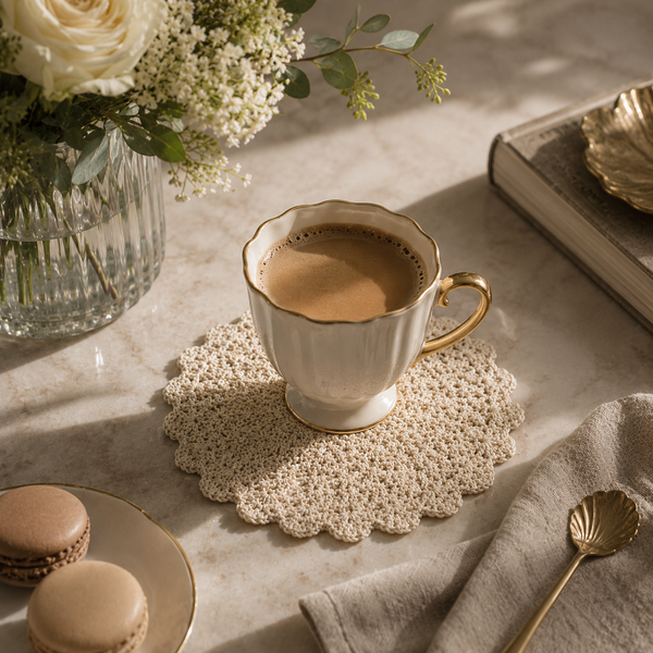 Handmade Crochet Lace Coaster