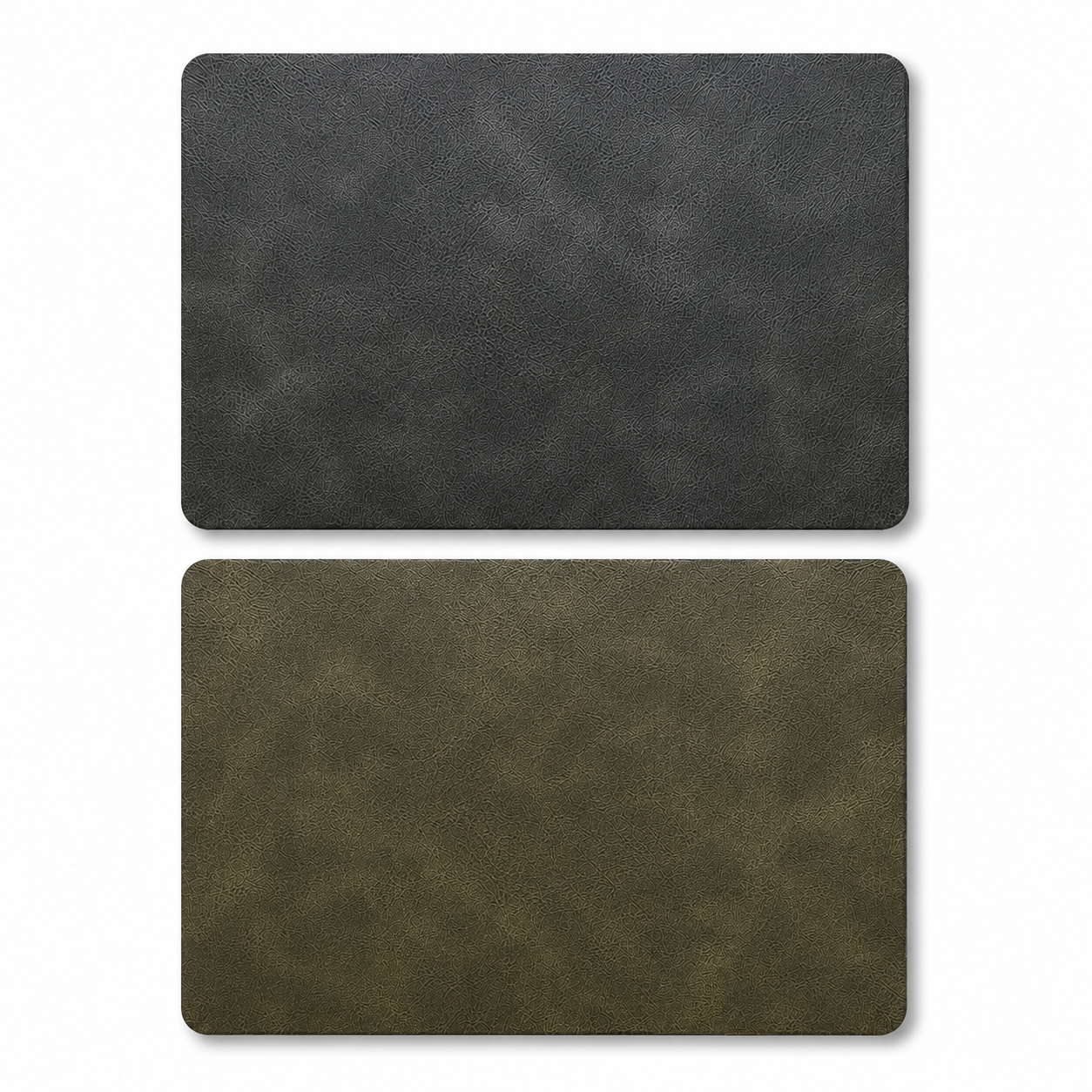 Reversible Double-Sided Color-Contrast PU Placemat