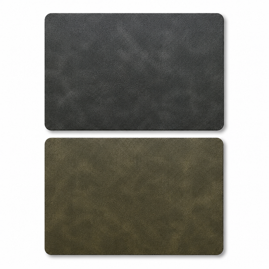 Reversible Double-Sided Color-Contrast PU Placemat