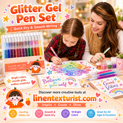 🎁🎄PERFECT GIFT❤️✨The Ultimate Glitter Gel Pen for Endless Creativity🎁