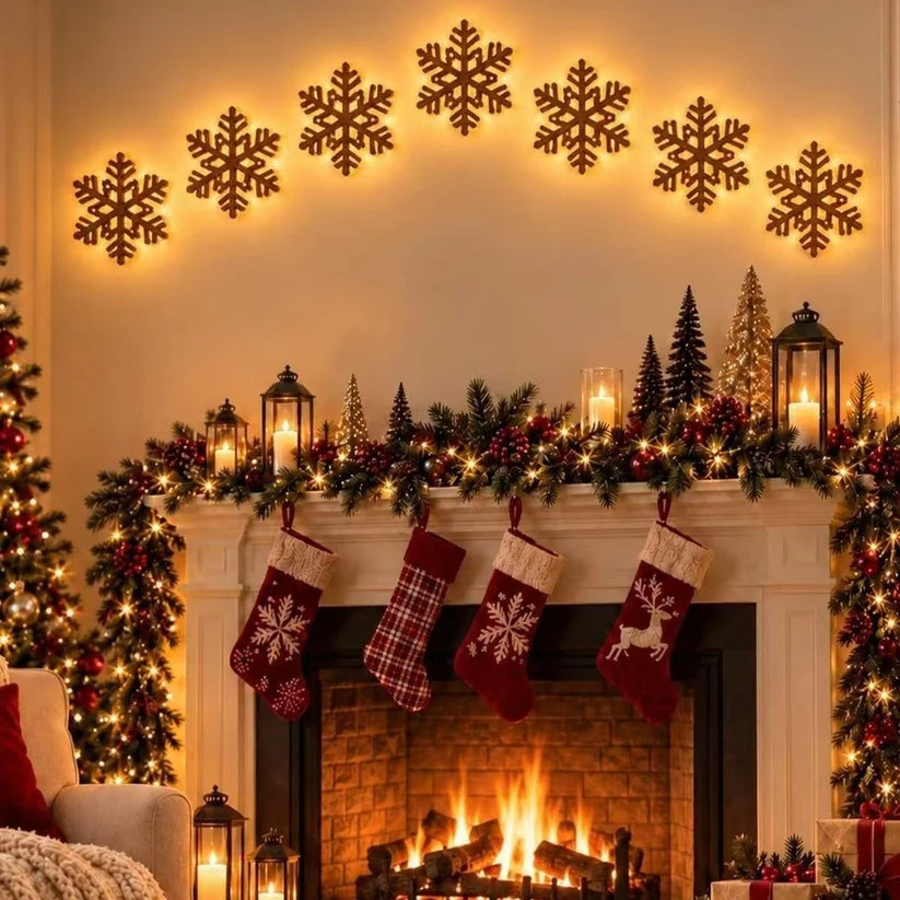 ✨Christmas Early Sales🎅Christmas Glow Wall Silhouette Lights