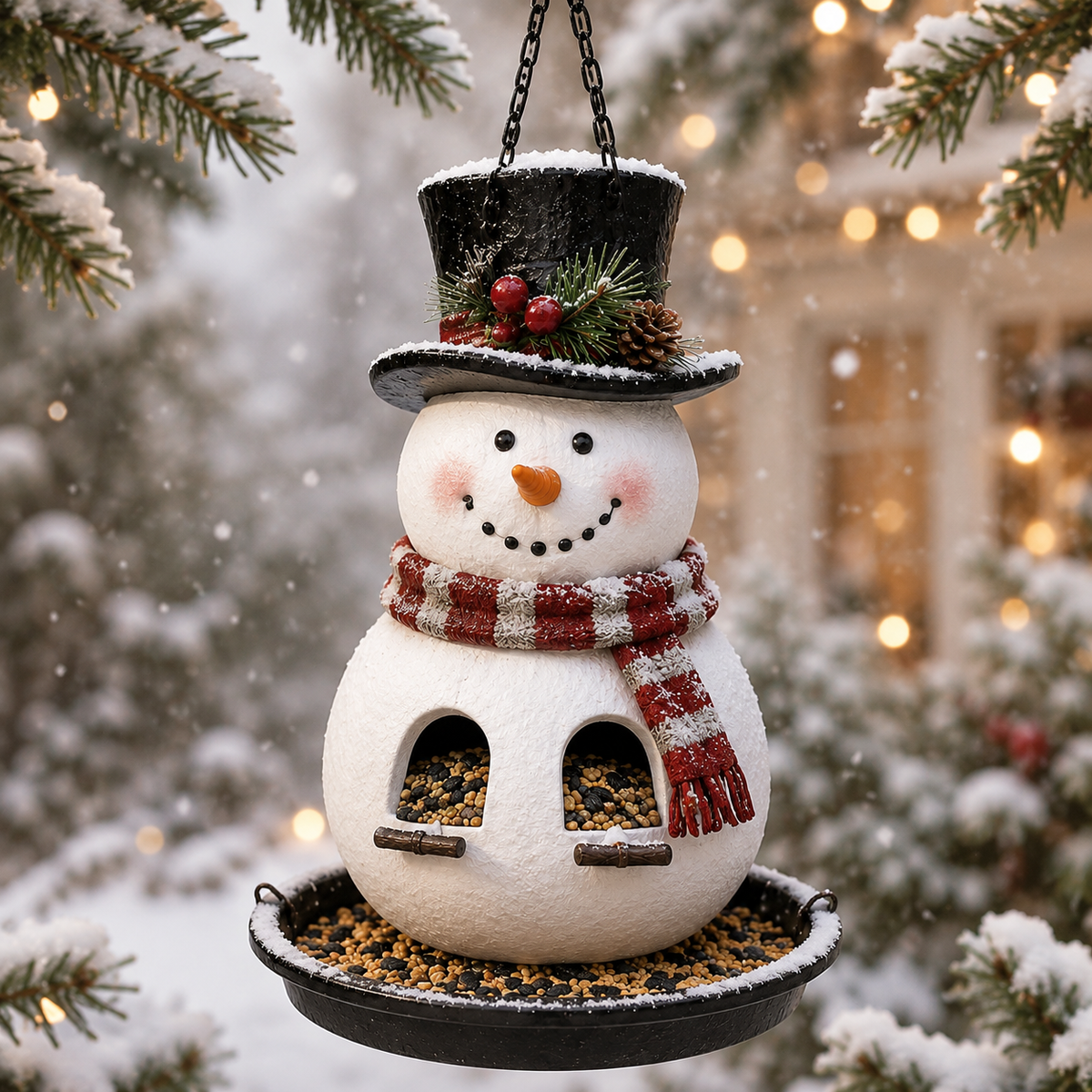🎄 Christmas Bird Feeder Collection– Festive Hanging Garden Feeders for Wild Birds