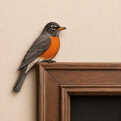 🔥Last Day: 50% OFF – 🐦✨Wooden Chickadee Door Topper