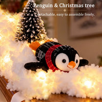 Playful Sliding Penguin