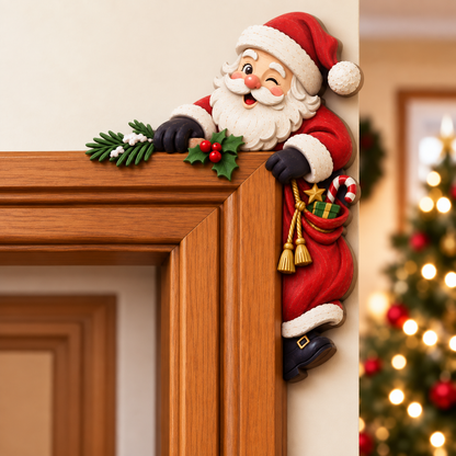 🎅✨Christmas Peekaboo Door Frame Corner Decor