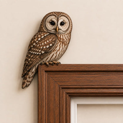 🔥Last Day: 50% OFF – 🐦✨Wooden Chickadee Door Topper