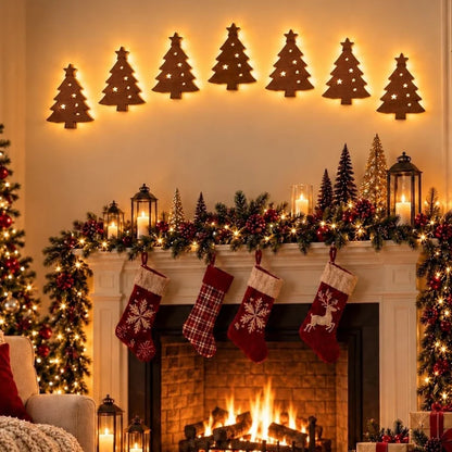 ✨Christmas Early Sales🎅Christmas Glow Wall Silhouette Lights