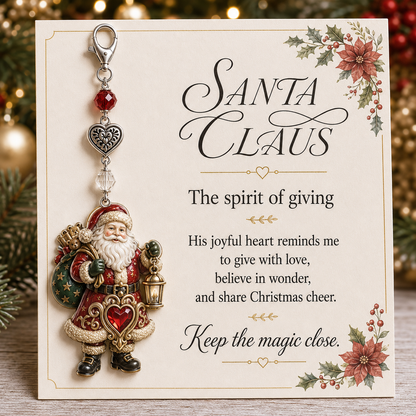 💥Last Day 50% OFF – 🎄Christmas Keepsake Keychain Card&Pocket Hug