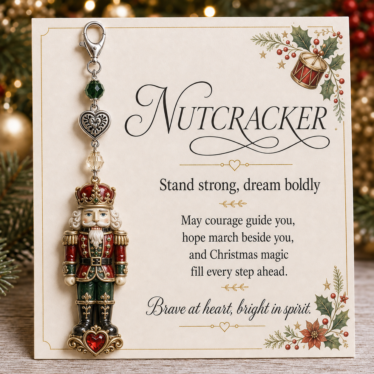 💥Last Day 50% OFF – 🎄Christmas Keepsake Keychain Card&Pocket Hug