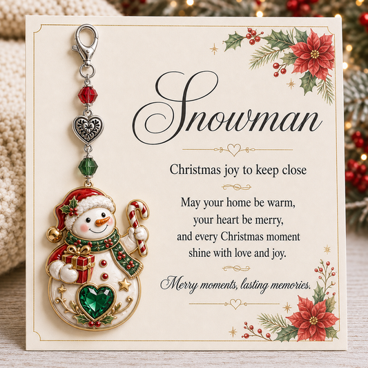💥Last Day 50% OFF – 🎄Christmas Keepsake Keychain Card&Pocket Hug