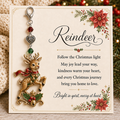 💥Last Day 50% OFF – 🎄Christmas Keepsake Keychain Card&Pocket Hug