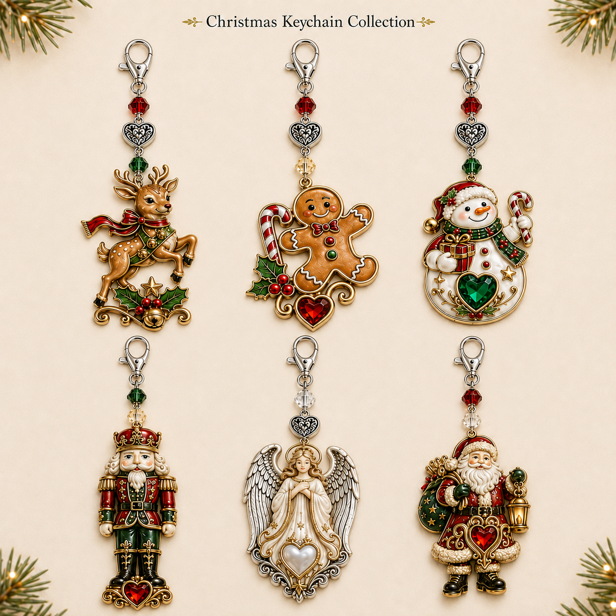 💥Last Day 50% OFF – 🎄Christmas Keepsake Keychain Card&Pocket Hug