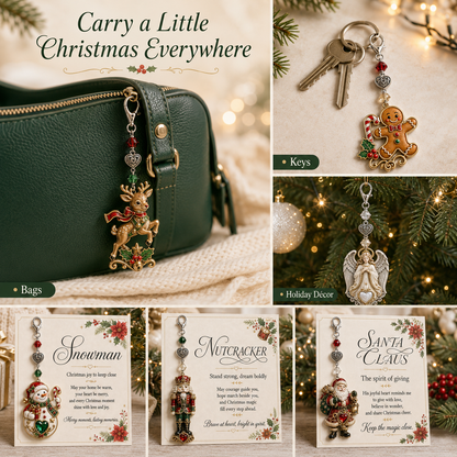 💥Last Day 50% OFF – 🎄Christmas Keepsake Keychain Card&Pocket Hug
