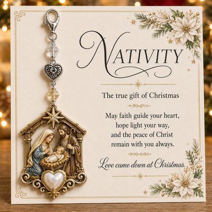 💥Last Day 50% OFF – 🎄Christmas Keepsake Keychain Card&Pocket Hug