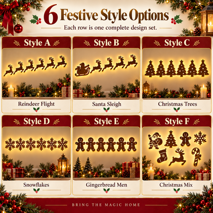 ✨Christmas Early Sales🎅Christmas Glow Wall Silhouette Lights