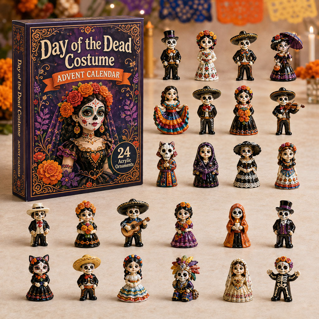 Full collection of 24 Day of the Dead character designs