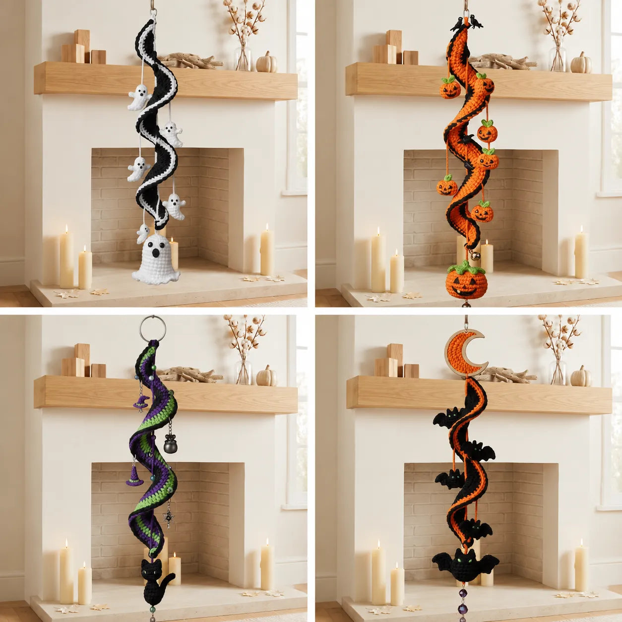 🔥Last Day 50% OFF - 🎃 Enchanted Halloween Crochet Spiral DIY Kit