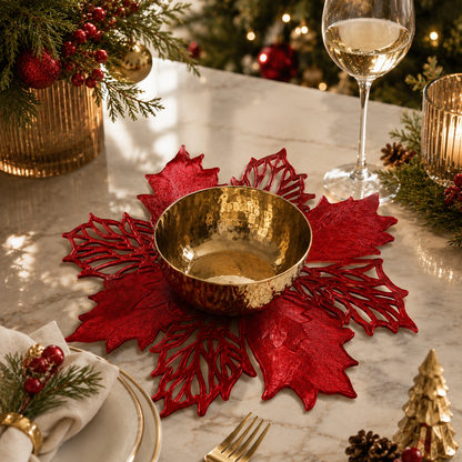 Irregular Christmas Festive Placemats