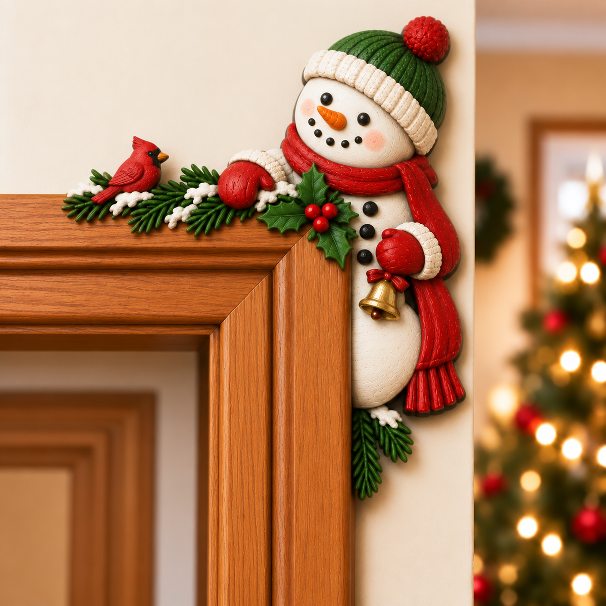🎅✨Christmas Peekaboo Door Frame Corner Decor
