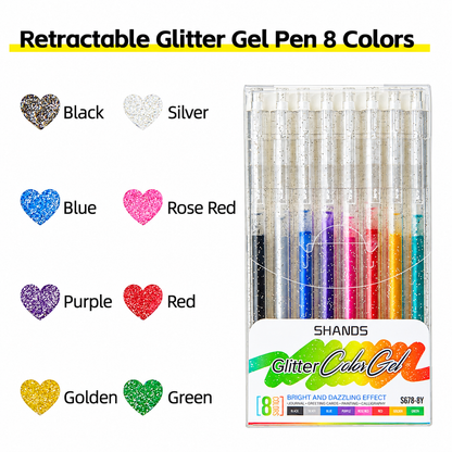 🎁🎄PERFECT GIFT❤️✨The Ultimate Glitter Gel Pen for Endless Creativity🎁