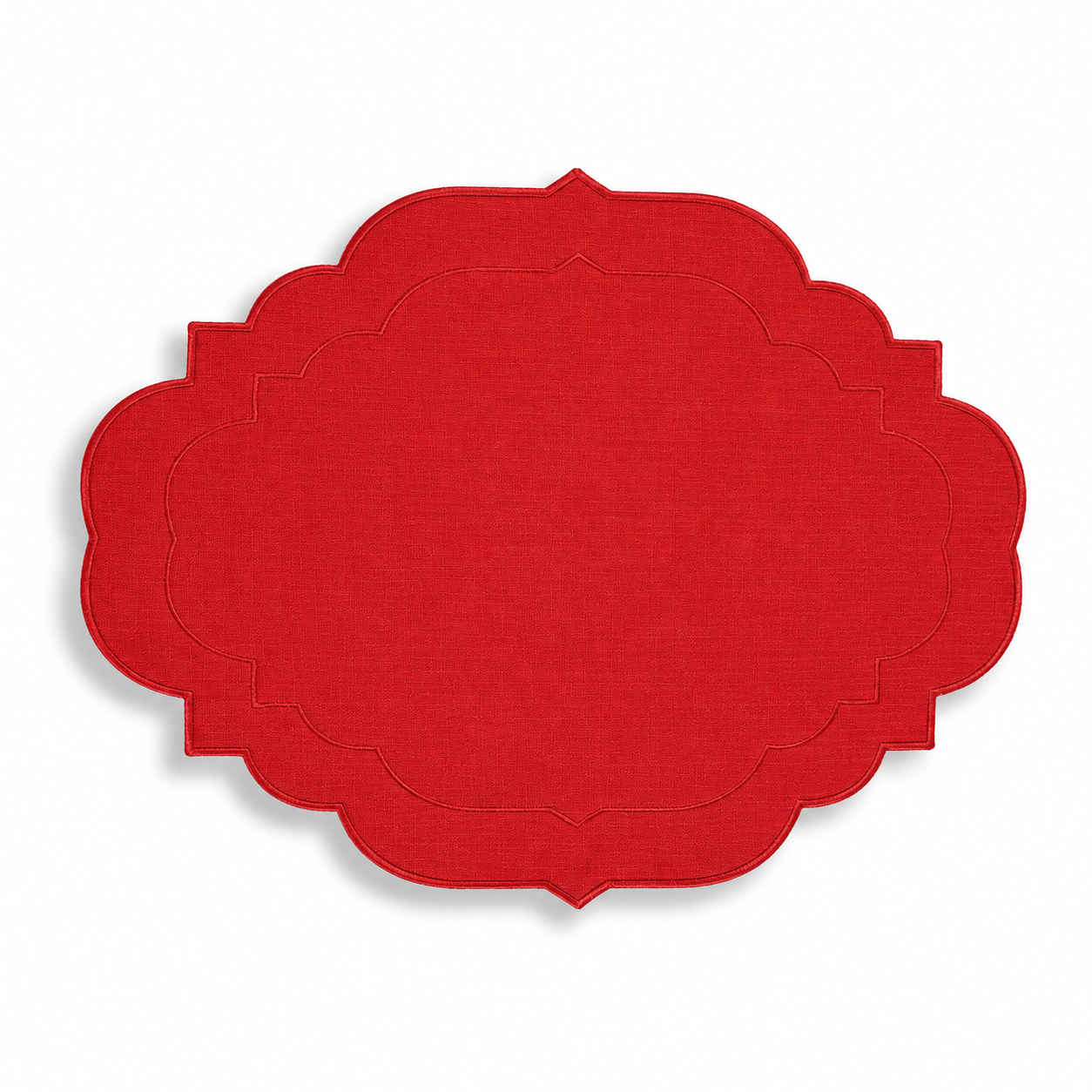 French-Style Textured Linen Placemat