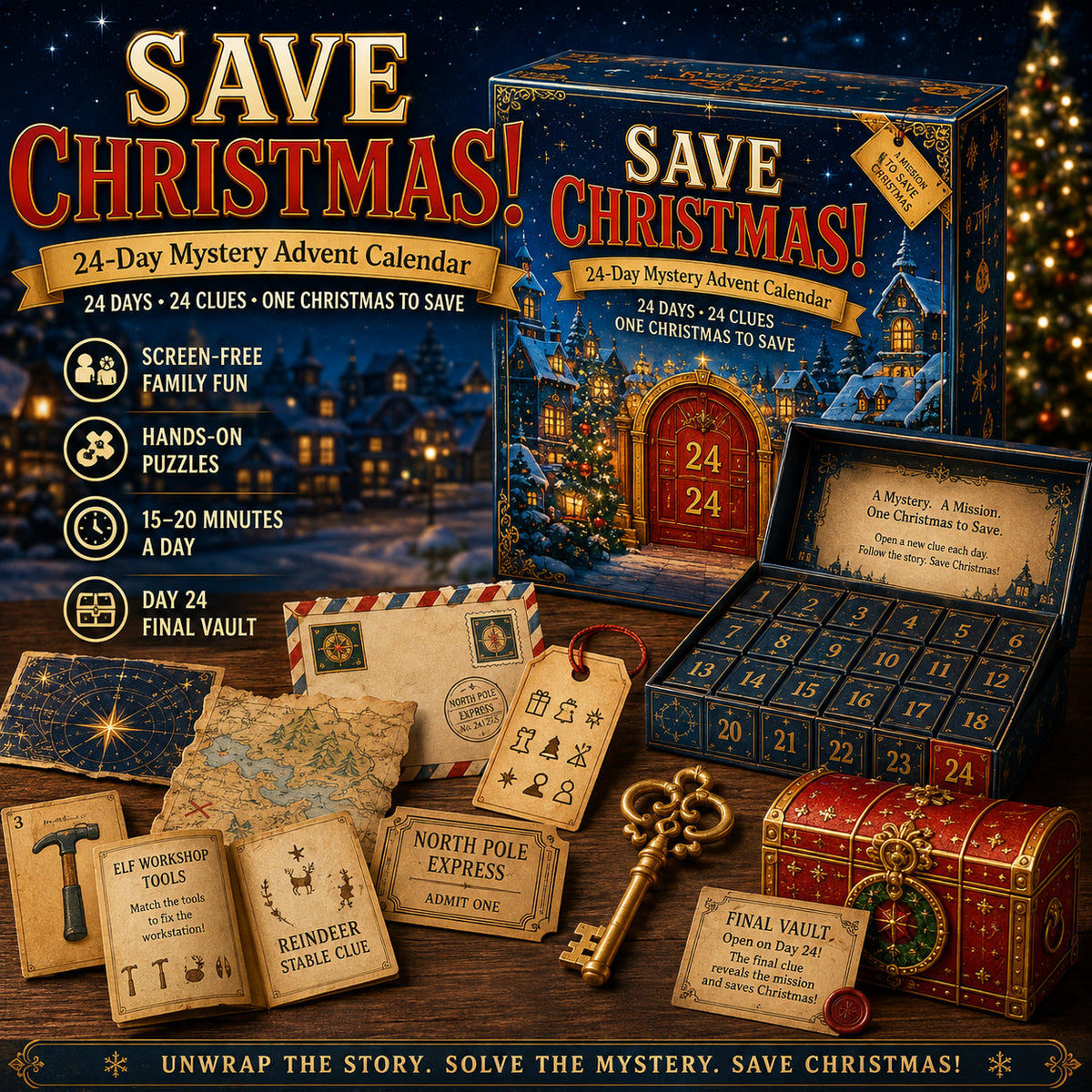 🔎 NOT YOUR TYPICAL ADVENT CALENDAR