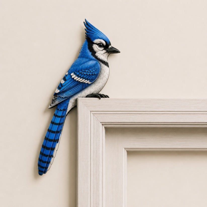 🔥Last Day: 50% OFF – 🐦✨Wooden Chickadee Door Topper